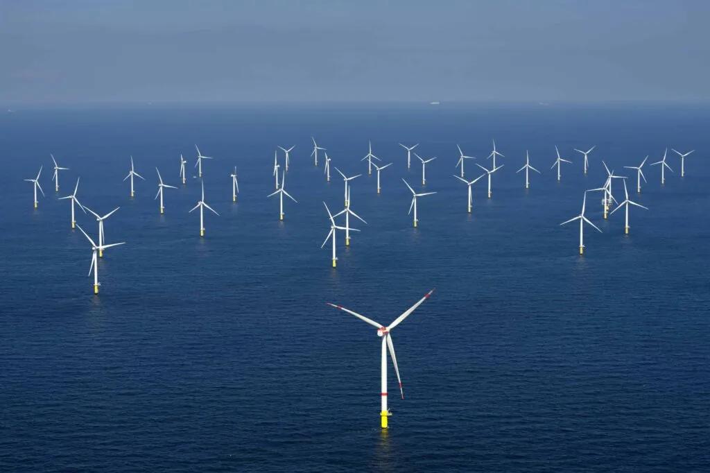 Offshore-Windpark auf der Nordsee: Doppelt so hohe Energieausbeute wie Onshore-Anlagen